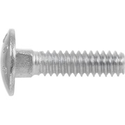 HILLMAN Carriage Bolt, 7/16 in Thread, Coarse Thread, 2 in OAL, Steel, Zinc, SAE Measuring 240234